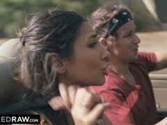 Grosse bite, Noire, Sucer une bite, Brunette brune, Doigter, Lécher le sphincter