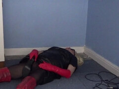 Leie, Fetisch, Masturbation, Reif, Strumpfhose, Solo