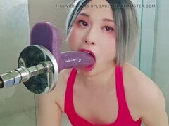 Asian CDs first solo time with her sex machine