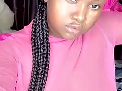 Nigerian model with huge tits