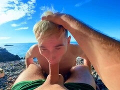 Πρωκτικό, Παραλία, Μεγάλος πούτσος, Βάρβαρος, Χύσιμο, Ομοφυλόφιλος, Γυμνιστής, Οργασμός