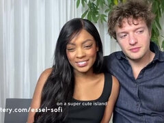 Amatör, Svart, Avsugning, Bondage, Par, Hd, Hemmagjord, Latina