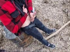 아마추어, 큰 음경, 흑인, 약간 뚱뚱한, 사정 샷, 야외의, 공개적인, 빨아들이는