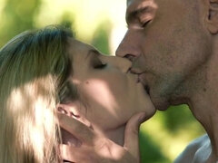 Blondi, Suihinotto, Syväkurkku, Eroottinen, Hd, Selkäsauna, Luonnollinen, Ulkona