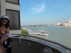 Madlin Jacks Mark Off in her Maid Costume