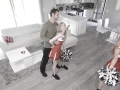 Blondine, Pik sutte, Sædskud, Håndjob, Fisse, Barberet