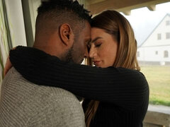 엉덩이, 흑인, 도기스타일, 핸드잡, 다른 인종간의, 면도된, 스트리핑, 청소년