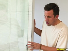 Amatör, Badrum, Avsugning, Otrohet, Snopp, Fitta, Dusch, Våt