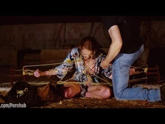 Bondage sadomaso, Bionda, Bondage, Fetish, Hd, Pisciando, Rossa, Legati