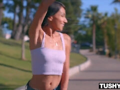 Grosser schwanz, Natürlichen titten, Rasiert