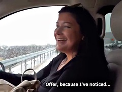 Amateur, Nana, Belle grosse femme bgf, Gros seins, Sucer une bite, Voiture, Hard, Nénés