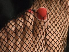 Asiat, Par, Far, Første gang, Fod fetish, Kæreste, Lille kvinde, Strømper