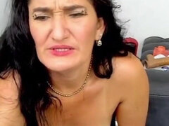 女, ラティーナ, 下着, 熟年, 淫乱熟女, 一人, オッパイの, ウェブカメラ