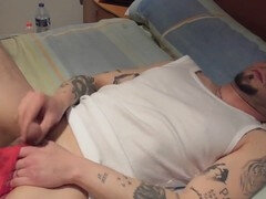 Tugging, long hair, euro