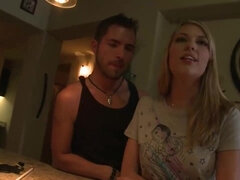 Horny Brunette Nurse Teases & Fucks Lucky Young Guy with Big Ass Toys