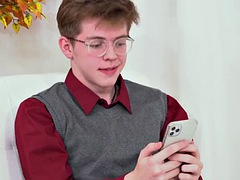 Twink rides black dicks during 3way