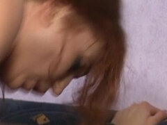 Blasen, Spermaladung, Deutsch, Absätze, Rotschopf, Strümpfe, Vintage