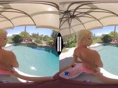 Stor pik, Blondine, Pik sutte, Pik, Hårdt, Hd, Pov, Bryster