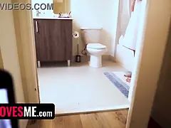 18, Monster, Orgasm, Liten och nätt, Pov, Fitta, Rider, Tonåring