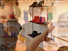 Enthousiasteling, Aangekleed, Latijnse vrouw, Buiten, Openbaar, Tiener, Tieten likken