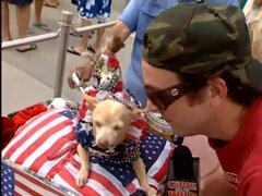 Enthousiasteling, Blond, Flashing, Natuurlijke tieten, Feest, Openbaar, Oud, Bekijker