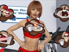 Duży tyłek, Duży kutas, Obciąganie, Wytrysk do ust, Obciąganie, Mamuśka, Rudowłosa, Ssanie