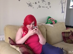 금발의, 오랄섹스, 사정 샷, 유럽인, 얼굴에, 나이든, 셀카, 삼키다