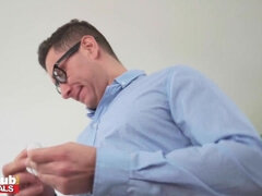 Babe, Lækker, Par, Hundestilling, Naturlige bryster, Orgasme, Bryster, Legetøj