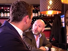 Sexy French brunette gets anal in her bedroom