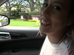 Demi goes to the nude beach with you.