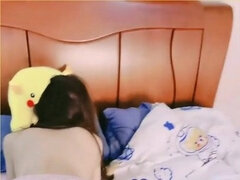 Amatør, Asiat, Naturlige bryster, Mager, Solo, Teenager, Web kamera, Kone