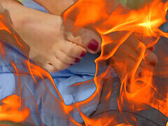 Bdsm, Sovrum, Dominans, Kvinna, Hemmagjord, Orgasm, Liten och nätt, Rimjobb