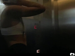 18, 黒人, イく瞬間, チン, ジム, ハードコア, 自家製, フェラする