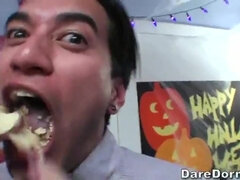 Жопа, Блондинки, Брюнетки, Колледж, Вечеринка, Крошечные, Тощие, Униформа