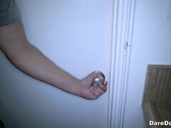 Brunett, Långt ner i halsen, Doggystyle, Sovsal, Ebenholts, Naturlig, Verklighet, Rakad