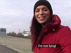 Culo grosso, Pompino, Macchina, Schizzo di sborra, Cieca, All'aperto, Mutandine, Rossa