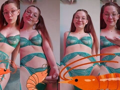 18 ans, Amateur, Femme dominatrice, Lunettes, Lingerie, Petite femme, Rousse roux, Solo