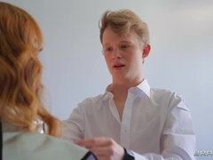 Grosse bite, Gros seins, Plantureuse, Hard, Mère que j'aimerais baiser, Seins naturels, Réalité, Rousse roux