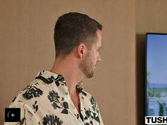 Analno, Fafanje, Rjavolaska, Par, Dva para, Zunaj, Joške