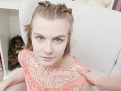 Любители, Большой член, Минет, Натуральные сиськи, От первого лица, Короткая стрижка, Тощие, Молоденькие