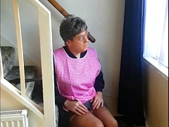 Leie, Grosser schwanz, Britisch, Lingerie, Masturbation, Reif, Transfrau, Solo