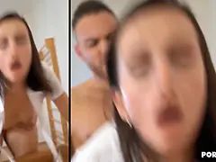 Anál, Zadek, Brunetka, Na pejska, Gaping, Hd, Monstrum, Přírodní prsa