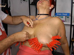 BDSM - Clothespins make me horny