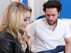 69:an, Baben, Stor kuk, Blondin, Avsugning, Doggystyle, Hd, Slick