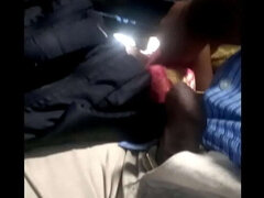 Hot Tamil Aunty Fucks in Bus - Night Red Rose Sucks Dick & Shows Boobs