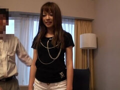 Dazzling woolly asian harlot performing in porn casting