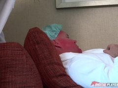 Norte americano a, Jato de porra, Facial, Fetiche, Masturbação, Amordaçar, Escritório, Tetas