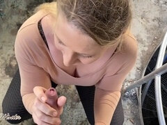 Любители, Большой член, Сперма во рту, Семяизвержение, Ноги, Немки, На природе, Спандекс