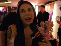 A Day With Asa Akira at AVN 2018