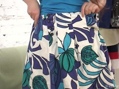 Arsch, Behaart, Lingerie, Masturbation, Geschwollene nippel, Rotschopf